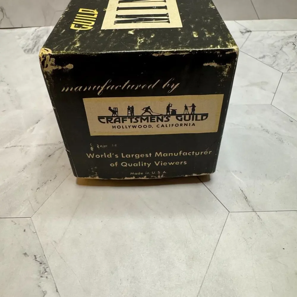 Vintage Craftsmen's Guild Minilite Viewer In original box Made in USA Collectors